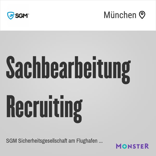 Sachbearbeitung Recruiting